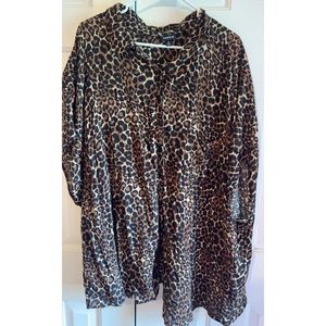 Torrid Cheetah Blouse